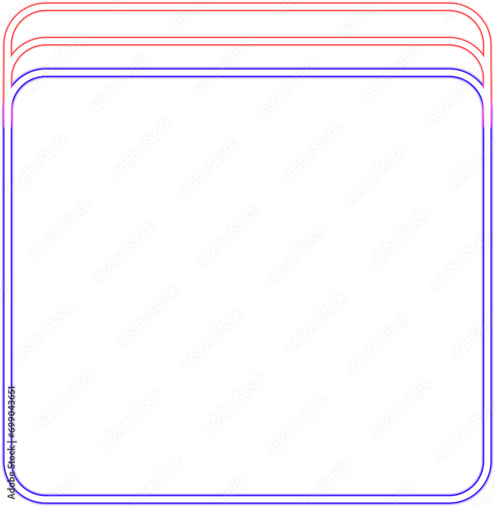 Minimalist neon rectangle shape. Modern minimalist element Minimalist neon rectangle shape. Modern minimalist element