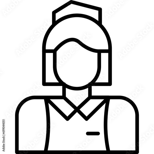 Flight Attendant Icon