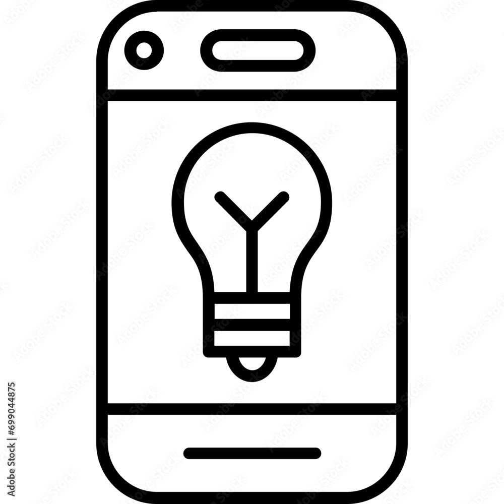 Mobile Phone Idea Icon