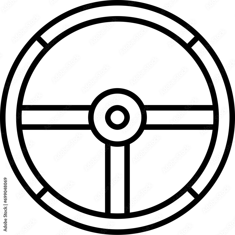 Obraz premium Steering Icon