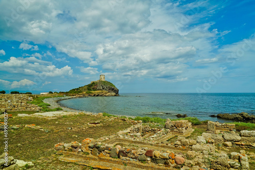 Area archeologica di Nora. Provincia di Cagliari,Sardegna, Italy photo