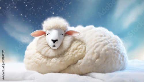 もこもこふわふわの羊さん photo