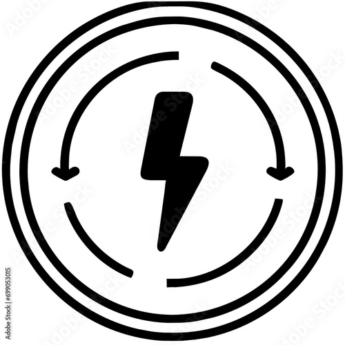 Electrical resistance symbol. vektor icon illustation