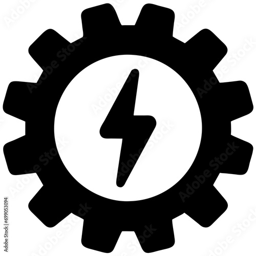 Electrical hazard gear. vektor icon illustation
