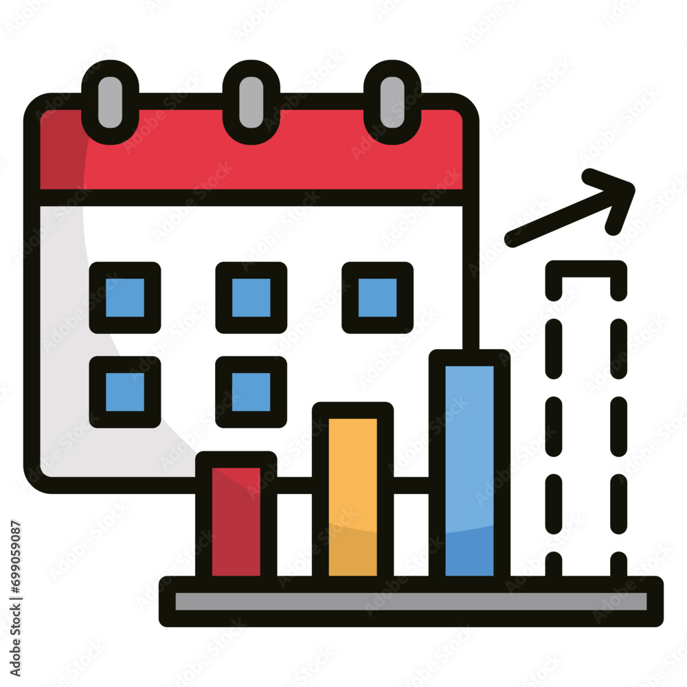 Sales Forecast Icon Element For Design Sales Forecast Icon Element For Design