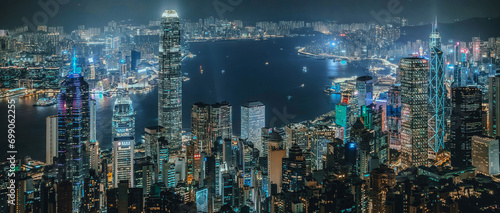 HongKong city skyline