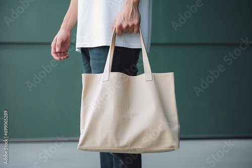 canvas tote bag mockup Shopping bag
