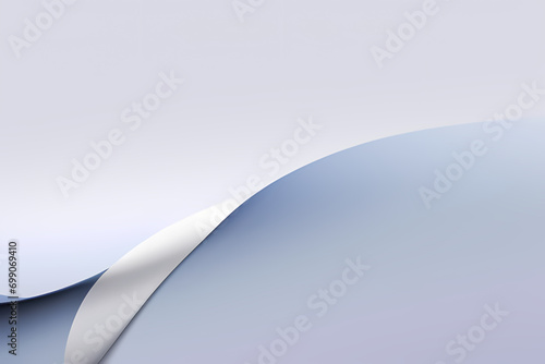 White Blue Wave Background  Abstract geometric background with liquid shapes. Vector illustration.