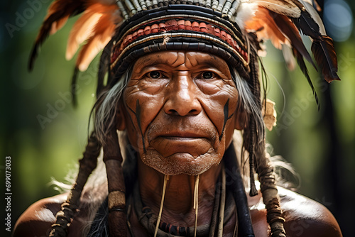 Cultural Ambassador: Tupi Guarani Native Man photo