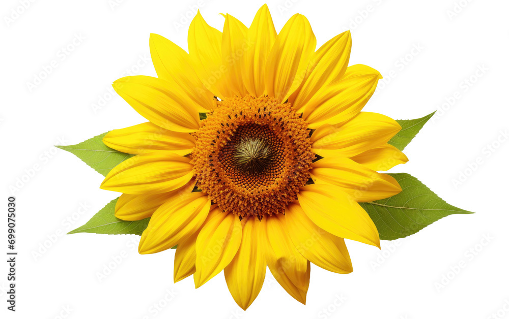 Whispers of Nature Isolated Sunflower Unfold Beauty Gracefully on a White or Clear Surface PNG Transparent Background. Whispers of Nature Isolated Sunflower Unfold Beauty Gracefully on a White or Clear Surface PNG Transparent Background.