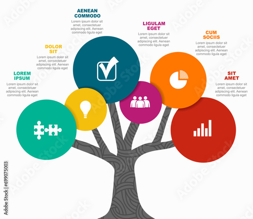 Infographic design template with place for your data. Vector illustration.