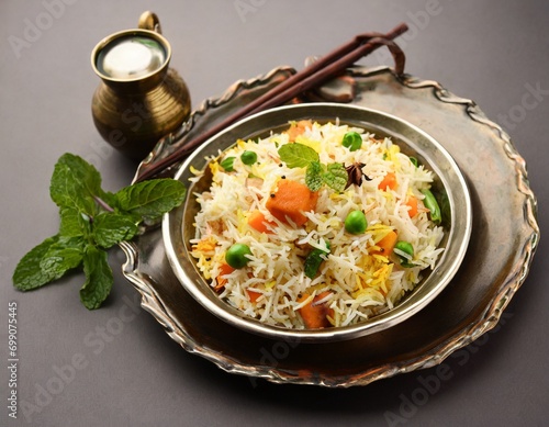 Indian Cuisine Pulao photo