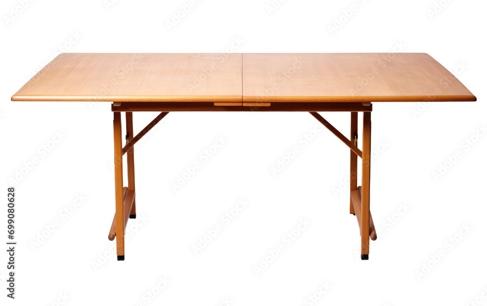 Innovative Design Image of Collapsible Dining Table in Isolation Display on a White or Clear Surface PNG Transparent Background. Innovative Design Image of Collapsible Dining Table in Isolation Display on a White or Clear Surface PNG Transparent Background.