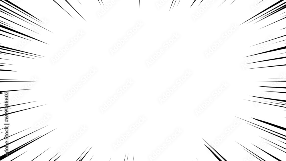 黒の集中線の背景 サンバースト 漫画 ベクター バナー 黒の集中線の背景 サンバースト 漫画 ベクター バナー