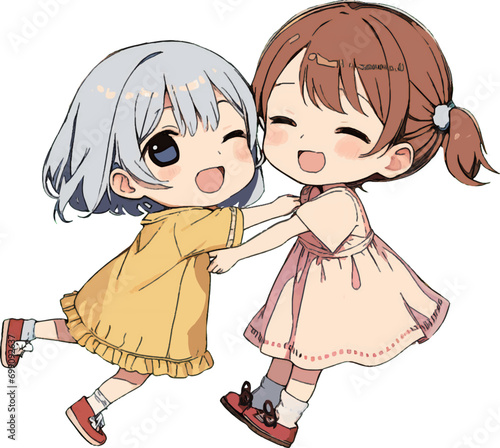 仲良しな子供達