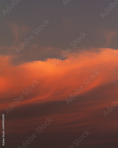 sunset in the clouds