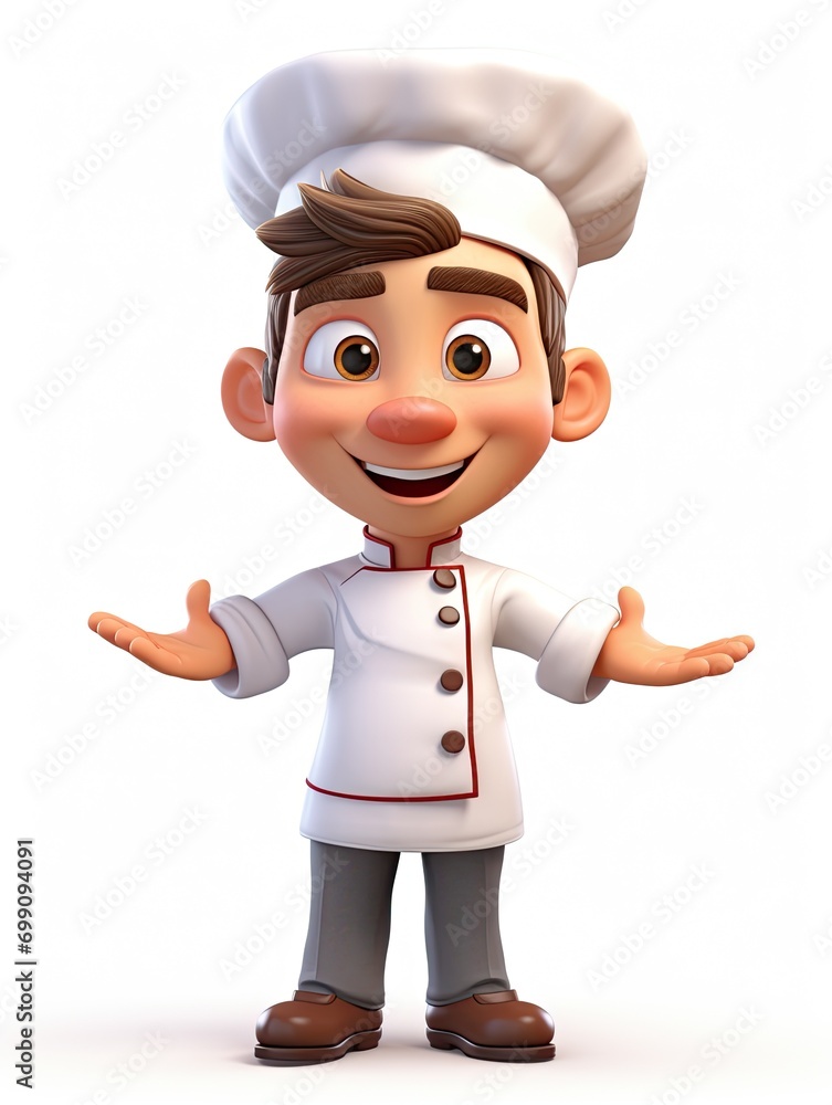 Cartoon cute Chef 