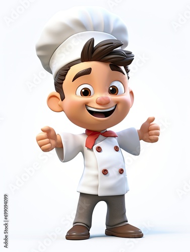 Cartoon cute Chef 