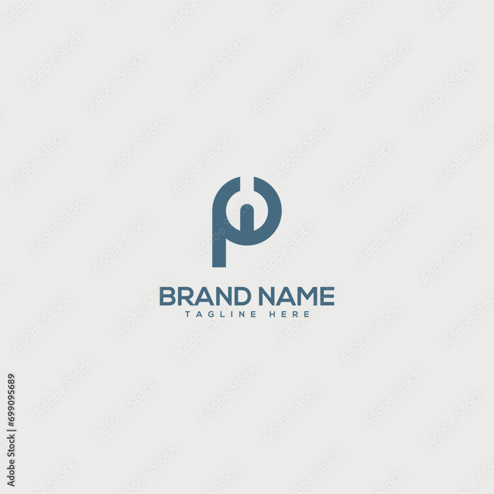 Abstract letter P repair service tool shop sign logo design template vector. Abstract letter P repair service tool shop sign logo design template vector.