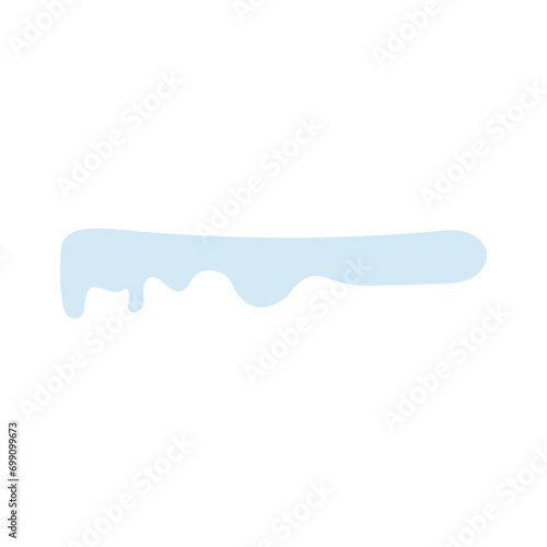 Snowy elements on winter background Vector created cartoon pattern for your design. Snow falls and animated snowflakes. flowing water, flow, liquid