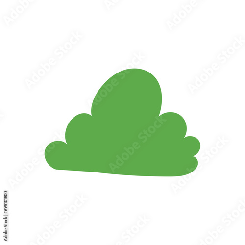 Cartoon bushes, cartoon green grass, grass, bushes, spring and bushes, green grass, abundance, illustration vector