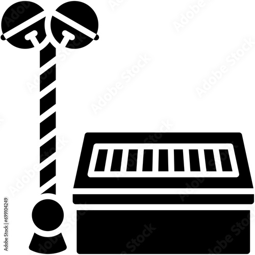 Pray for good fortune icon, Japanese New Year related vector