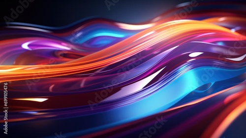 futuristic, background, technology, abstract, network, line, light, connection, communication, future. hi-end image background abstract wave red, blue light for technology banner generate via AI.