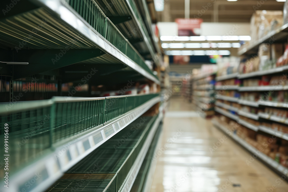 Depleted Grocery Store Shelves: Crisis Or Closure Causes Limited Availability