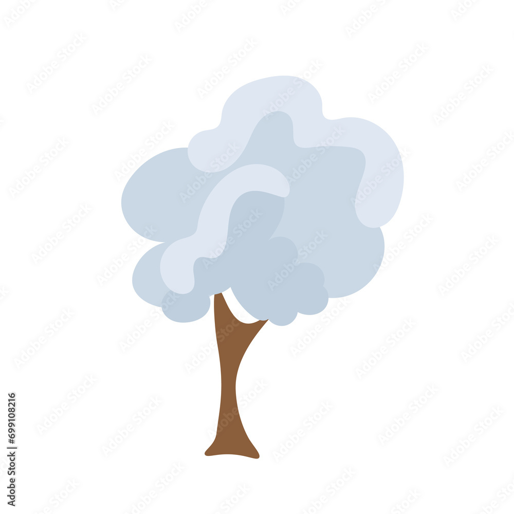 cute cartoon tree, christmas tree, christmas tree in the snow, winter tree, snowy tree, snow falling on the tree illustration cute cartoon tree, christmas tree, christmas tree in the snow, winter tree, snowy tree, snow falling on the tree illustration