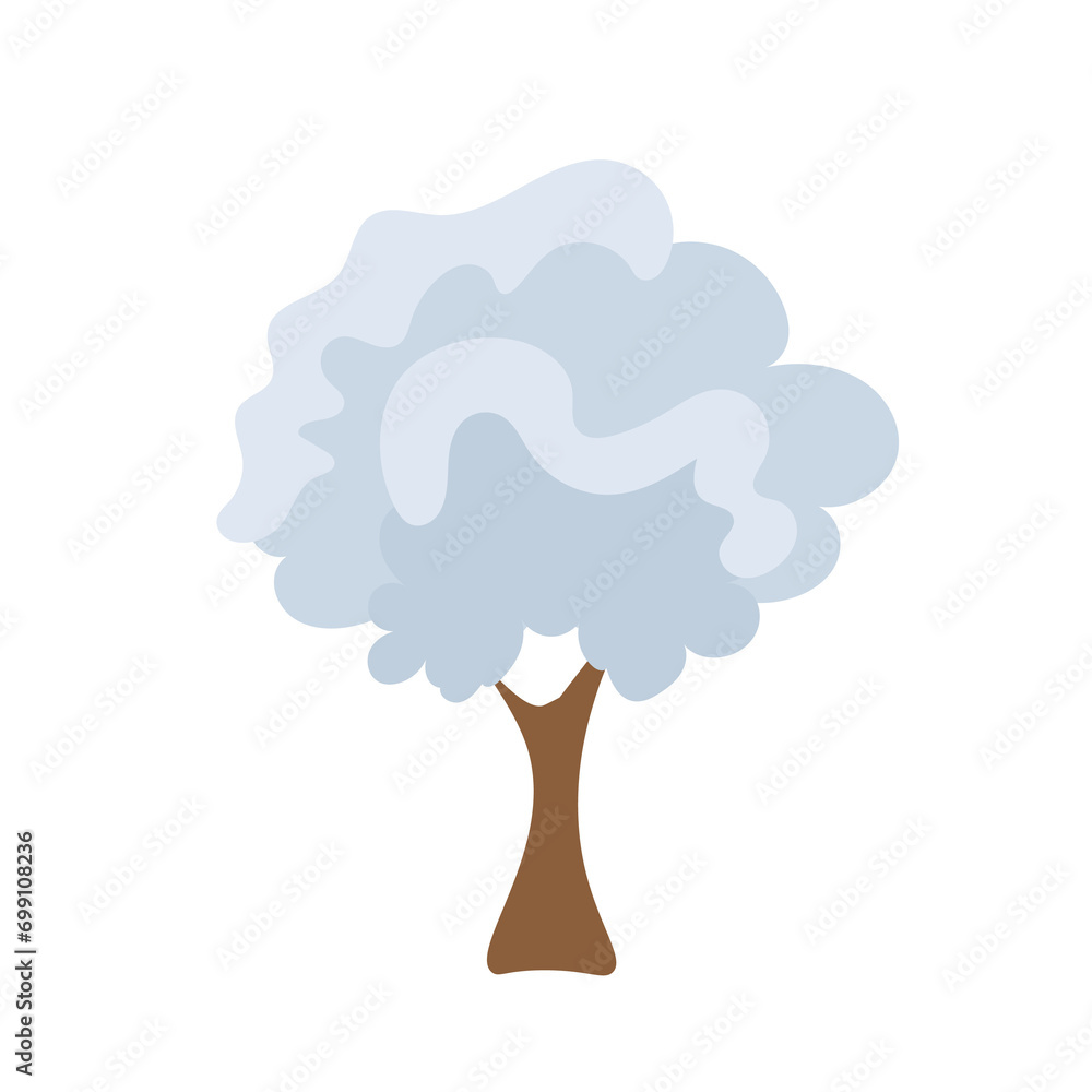 cute cartoon tree, christmas tree, christmas tree in the snow, winter tree, snowy tree, snow falling on the tree illustration cute cartoon tree, christmas tree, christmas tree in the snow, winter tree, snowy tree, snow falling on the tree illustration