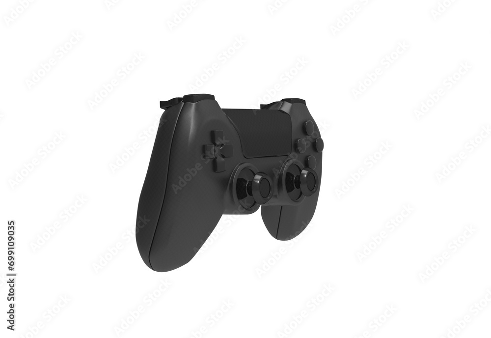 gaming controller angle view without shadow 3d render gaming controller angle view without shadow 3d render