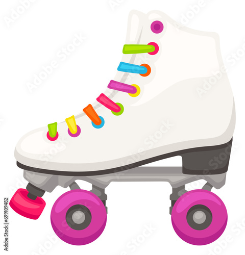 Roller Skate SVG Image - Skating Rink Clip Art, Skater Illustration