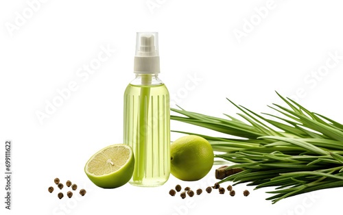 Scented Bug Spray for Gentle Protection in a Bottle on White or PNG Transparent Background