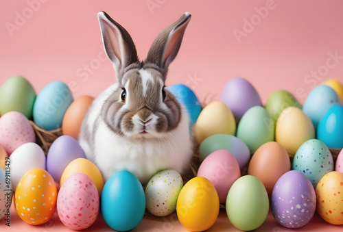 easter bunny and eggs © Marcus
