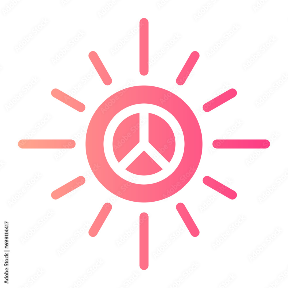 sun gradient icon sun gradient icon
