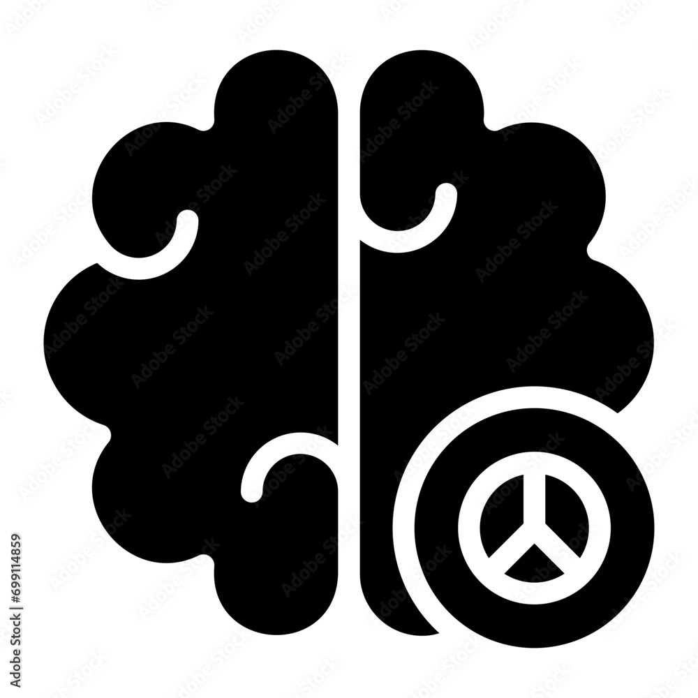 brain glyph icon brain glyph icon