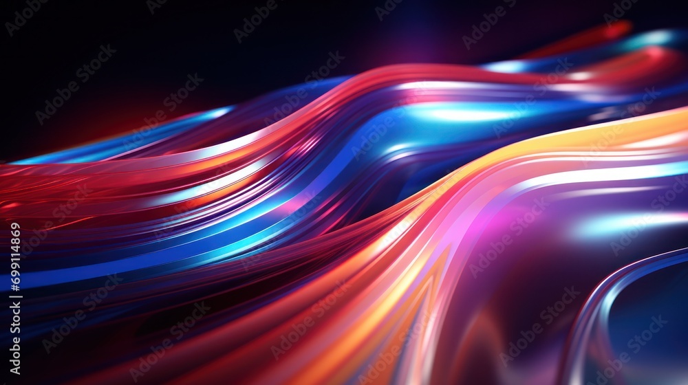 futuristic, background, technology, abstract, network, line, light, connection, communication, future. hi-end image background abstract wave red, blue light for technology banner generate via AI. futuristic, background, technology, abstract, network, line, light, connection, communication, future. hi-end image background abstract wave red, blue light for technology banner generate via AI.