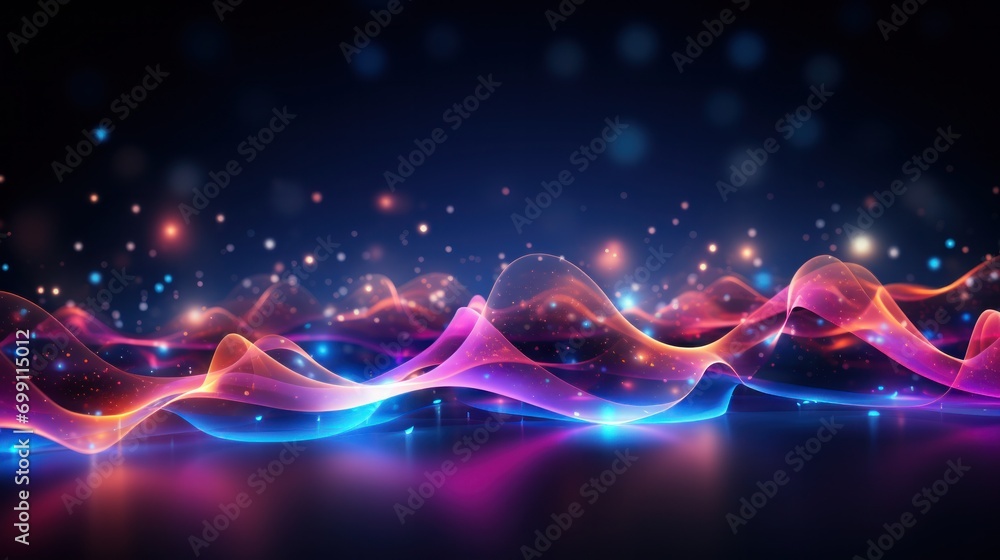 futuristic, background, technology, abstract, network, line, light, connection, communication, future. hi-end image background abstract wave red, blue light for technology banner generate via AI. futuristic, background, technology, abstract, network, line, light, connection, communication, future. hi-end image background abstract wave red, blue light for technology banner generate via AI.