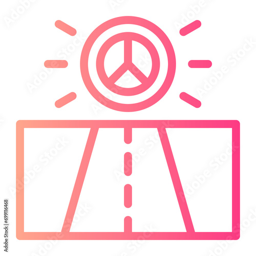 road gradient icon