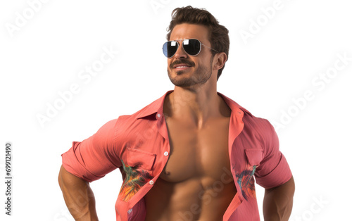 Man Beach Panache On Transparent Background