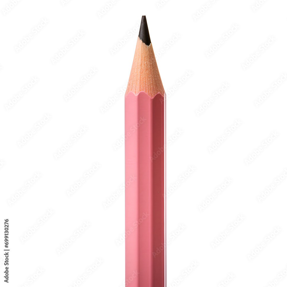 Close-up and top view of pink pencil with transparent PNG inside
Close-up and top view of pink pencil with transparent PNG inside