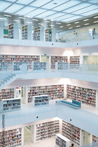Stuttgart public Library - interiors photo