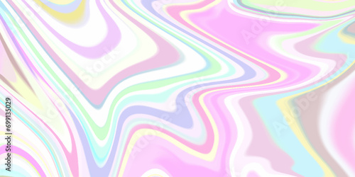 Abstract holographic background iridescent liquid color gradient. Holographic reflection, crystal flare leak shadow overlay. Vector illustration of abstract blurred light background .