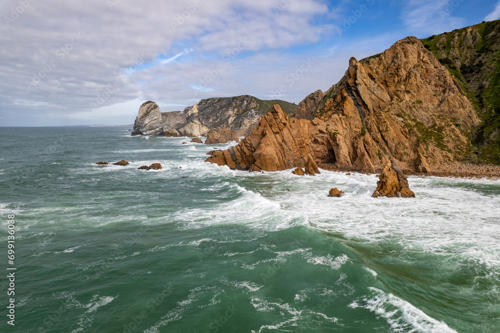 Beautiful view of Cabo da Roca, Portugal. The westernmost point of continental Europe