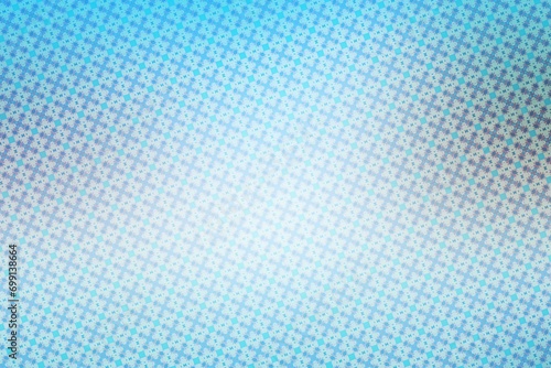Abstract blue background with stars in the center and halftone pattern