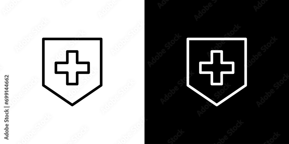 Obraz premium 病院マークアイコン