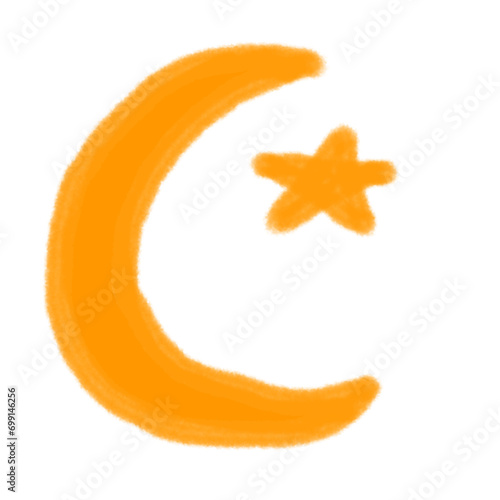 Ramadan Kareem Art With Moshque Moon Star