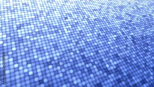 Blue sparkling led curtain