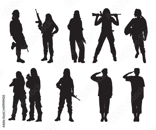Female Soldier, Soldier Vector, Soldier Vector Bundle, Military SVG Bundle, Army Solider Salute, Soldiers Silhouette , Soldier Clipart, Wman Soldier photo