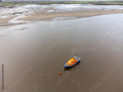 Life boat in the estuary  photo